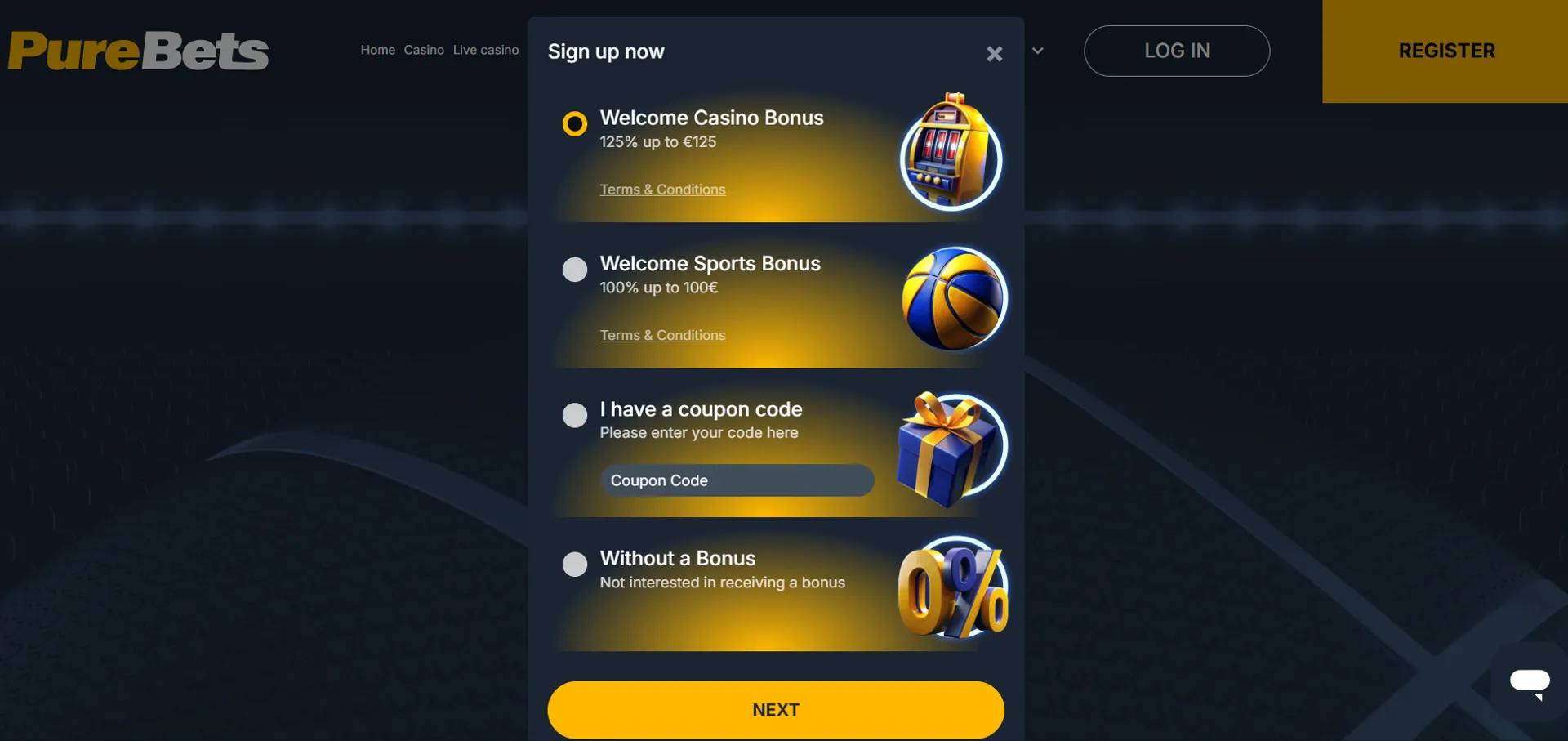 Bet app login
